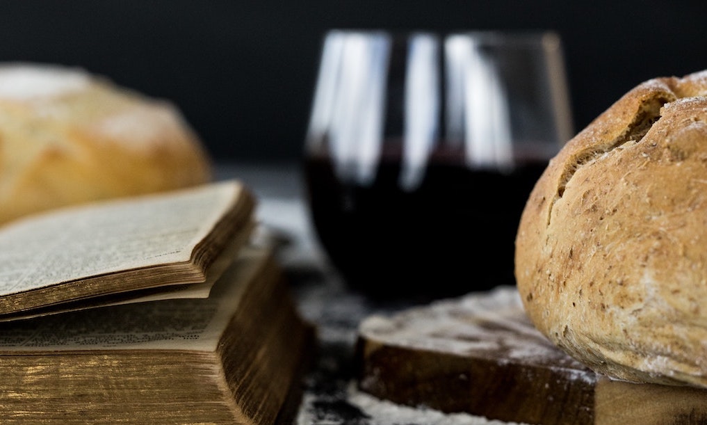 Wein Brot Bibel